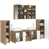  Set namještaja za kupaonicu 6 kom. Hrast artisan | shoptok.hr