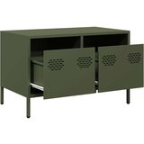 vidaXL TV ormarić maslinastozeleni 68x39x43,5 cm hladno valjani čelik | shoptok.hr