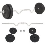 vidaXL Set utega 30 kg cijene