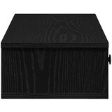  Zidna polica s ladicama crna 100x37,5x19 cm izrađeno drvo | shoptok.hr