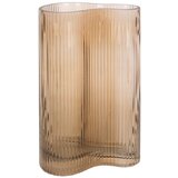 PT LIVING svijetlosmeđa staklena vaza Wave, visina 27 cm Cijene