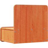  Noćni ormarić montiran na zid Voštano smeđa 44 x 32.5 x 40 cm | shoptok.hr