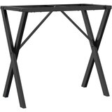  Noge za blagovaonski stol X-oblika 80x40x73 cm lijevano željezo | shoptok.hr