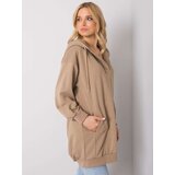 Fashion Hunters Light brown Olive hoodie | Shoptok.si