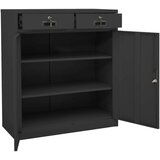 vidaXL Uredski ormarić antracit 90 x 40 x 102 cm čelični | shoptok.hr