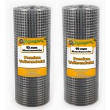 Aquagart 200 m x 0,5 m žična mreža za ptičarje, varjena žična ograja, vroče pocinkana, (22073101) | Shoptok.si