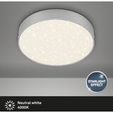 BRILONER 7073-414 - led plafonjera star sky, LED/16W/230V, prečnik 21 cm, srebrna | Eponuda.com