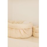 Lorena Canals Kremno bele tekstilne otroške škatle za shranjevanje v kompletu 2 ks ø 30x20 cm Bambie Natural – | Shoptok.si