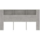 vidaXL vzglavna omarica betonsko siva 200x18,5x104,5 cm | Shoptok.si