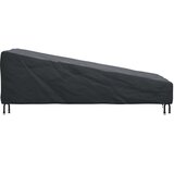  Pokrov za vanjski namještaj 210 x 80 x 75 cm Pravokutni Crna | shoptok.hr