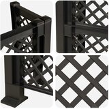  Rešetak za kantu Antracit 123 x 47 x 114 cm PP | shoptok.hr