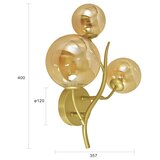  Brilagi - LED zidna lampa MISTEL 3xG9/3W/230V zlatna | Eponuda.com