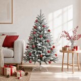  Set božićnih kuglica 30 kom. Srebrna, plava i tirkizna Ø 6 cm | shoptok.hr