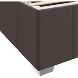  Krevetna konstrukcija Tamno smeđa 120 x 190 cm tkanina | shoptok.hr