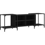 TV ormarić crni 153 x 37 x 50 cm od konstruiranog drva | shoptok.hr