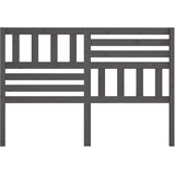  Uzglavlje za krevet sivo 156 x 4 x 100 cm od masivne borovine | shoptok.hr