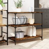  Kuhinjska kolica boja hrasta 102 x 50 x 95 cm konstruirano drvo | shoptok.hr