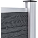  Stupovi za ogradu 3 kom aluminijski 185 cm | shoptok.hr