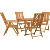  Set za blagovanje od 5 komada jakog akacijevog drva | shoptok.hr