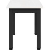  Kava Stol Bijelo 60 x 30 x 36 cm Čvrsto borovo drvo | shoptok.hr