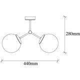 Opviq lights Damar - 6332 yellowwhite chandelier | Eponuda.com