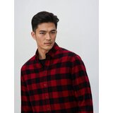 Reserved Regular fit karirana košulja - crvena | shoptok.hr