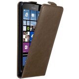Cadorabo Ohišje, združljivo z Nokia Lumia 640 XL v kava rjava - Zaščitni ovitek v obliki flipa z magnetnim zapiranjem, (20562603) | Shoptok.si