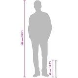  Vrtni stup za vodu 40 cm od nehrđajućeg čelika okrugli | shoptok.hr