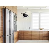 Moderni zidni satovi COFFE TIME 3D BLACK black (zidni satovi) | ePonuda.com