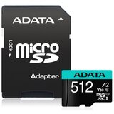 Adata MicroSD kartica - 512GB microSDXC UHS-I U3 Class10 A2 V30S (R/W: 100/85 MB/s) + adapter | shoptok.hr