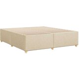 vidaXL Okvir za krevet bez madraca krem 180 x 200 cm od tkanine | shoptok.hr