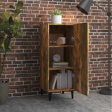  Komoda boja dimljenog hrasta 34,5x34x90 cm konstruirano drvo | shoptok.hr