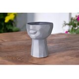WALLXPERT decorative pot keramička saksija srebrna CY0462 | ePonuda.com