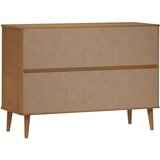vidaXL Ladičar MOLDE smeđi 113 x 40 x 80 cm od masivne borovine | shoptok.hr