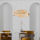  LED luster na sajli TARJA LED/36W/230V 3000/4000/6000K prečnik 60 cm zlatna | Eponuda.com