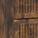  Noćni ormar s ladicama Dimljeni hrast 43 x 34,5 x 47,5 cm | shoptok.hr