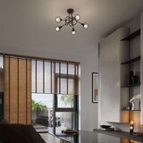  Stenska svetilka BELUCI 1 črna, (21347445) | Shoptok.si