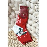 Aura.via Children's Christmas Cotton Socks Red | shoptok.hr