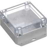TRU COMPONENTS 6U07121206737 TC-13865316 industrijsko kućište 151.4 x 121.4 x 60 ABS-PC svijetlosiva, prozirna 1 kom. Cijene