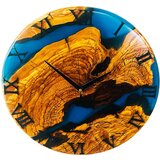  Drveni sat od maslinovog drveta 40 cm | shoptok.hr