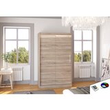 ADRK Klizni ormar COLLIN s LED rasvjetom, 120 cm - HRAST TARTUF | shoptok.hr