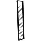 Light & Living Crni zidni metalni držač za boce vina broj boca 8 kom 36x160x6 cm Malbeo – | shoptok.hr