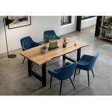 Livetastic Naslanjač Samt, Modra | Shoptok.si