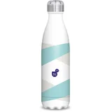 Črtasta dvostenska kovinska steklenica 500 ml