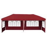  Rastezljivi šator za zabave 575 x 289 x 245 cm Tamno crvena | Eponuda.ba