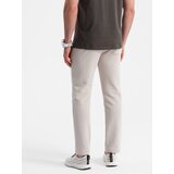Ombre Men's sweatpants with unlined leg - light beige | Shoptok.si
