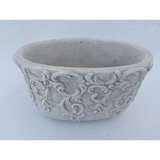  Keramička tegla OVALNA DEKOR 25X15X14 | shoptok.hr