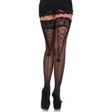 Leg Avenue Sheer Stay Up with a Lace Top 9098 Black Cene