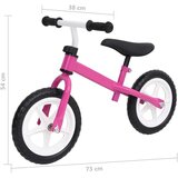 vidaXL Poganjalec 10" kolesa roza | Shoptok.si