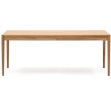 Kave Home Raztegljiva jedilna miza z dodatno ploščo v hrastovem dekorju 90x200 cm Lenon – | Shoptok.si